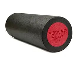 Массажный ролик (роллер) гладкий PowerPlay 4021 Fitness Roller Черно-красный (45x15 см) (PP_4021_Bl/Red_(45*15))