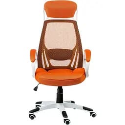 Офисное кресло Special4you Briz оранжевое с белым (E0895)