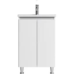 Тумба з умивальником AM.PM X-Joy підлогова 55 см 2 дверцята білий M85-FSX0551-WC0551WG38 Білий