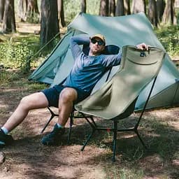 Стілець складаний ультралегкий Naturehike CNK2550JJ013 Yamami YL01 оливковий - мініатюра 11