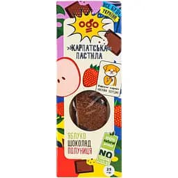 Пастила Карпатская Ogo Яблоко-шоколад-клубника 25 г (937374)