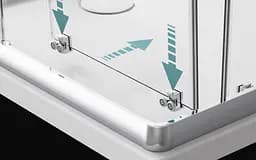 Душова кабіна Radaway Premium Plus C 90x90x190 скло коричневе 30453-01-08N - мініатюра 8