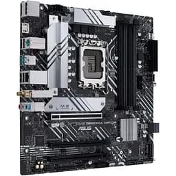Материнська плата Asus Prime LGA1700, B660M-A WIFI D4, B660, 4xDDR4, Int.Video(CPU), 4xSATA3, 2xM.2, 1xPCI-E 16x 4.0, 2xPCI-E 16x 3.0, ALC897, GLan, WiFi 6, Bluetooth 5.2, 5xUSB3.2/6xUSB2.0, HDMI/DP, MicroATX - мініатюра 3