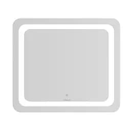 Дзеркало підвісне прямокутне 60*70см, з підсвічуванням по контуру, із сенсорним вимикачем Volle Luna Tanga 1648.52126700, Білий матовий