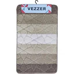 Набір килимків для ванної Vezzer Color line 60x100 та 60x50 см коричневий (VZC05245) - мініатюра 2