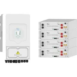 Система зберігання енергії Deye SUN-5K-SG03 5kW + 4 АКБ SE-G5.1 Pro-B 20.4kWh (51.2V/100Ah/5120Wh) [158975]