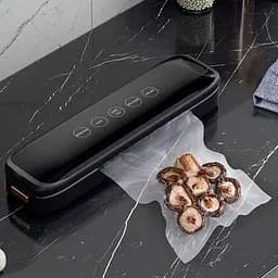 Кухонний вакуумний пакувальник Vacuum sealer Model 10 / Вакууматор для продуктів / Кухонний вакууматор 33х8, 5х6 см від мережі - мініатюра 2