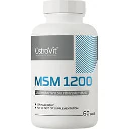 Для суглобів та зв'язок OstroVit Supreme Capsules MSM 1200 60 капсул