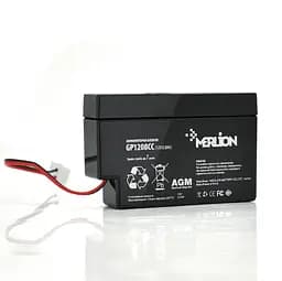 Аккумуляторная батарея AGM MERLION GP-1208СС 12V 0,8Ah - мініатюра 1