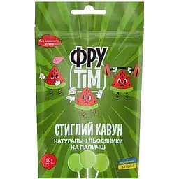 Натуральные леденцы на палочке Фрутім, арбуз, 50 г