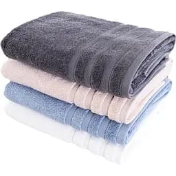 Рушник махровий Maisonette Velora 70 х 125 см антрацит (50190) - мініатюра 10