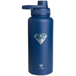 Пляшка для води Smartshake Bohtal Insulated Sports Bottle 960 ml/32 oz Blue Superman металева з подвійною вакуумною ізоляцією (11292501)