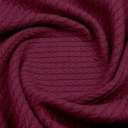 Плед-покривало Cosas Knitted Braid Ruby косичка 75х95 см (Blanket_57Ruby_KnittedBraid_75x95) - мініатюра 3