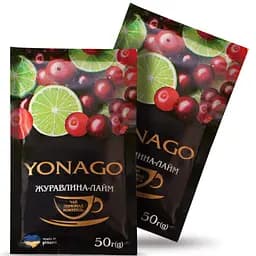 Напій вітамінний концентрований YONAGO Журавлина-Лайм 50 г