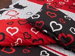 Набір наволочок Moon&Star Бязь Gold Люкс Love Cats 60х60 см 2 шт - мініатюра 3
