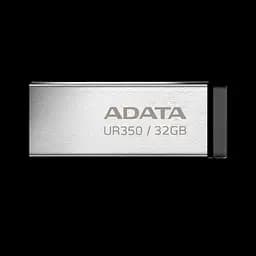 Флеш-накопитель ADATA USB 3.2 UR 350 32Gb Серебристый/черный
