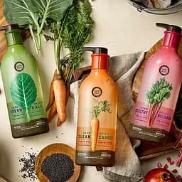 Зволожуючий гель для душу Happy Bath Seed origin healthy rhubarb з екстрактом насіння свіжого ревеню, 800 мл - мініатюра 2
