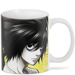 Кухоль GeekLand Death Note- Ель, Лайт, Миса J.02.24 330 мл сірий - мініатюра 2