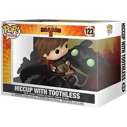 Ігрова фігурка Funko Pop! How to Train Your Dragon 2 Hiccup with Toothless (81181) - мініатюра 2