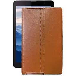Чохол StatusCASE з екошкіри для планшету Sigma Tab A801 4G Коричневий