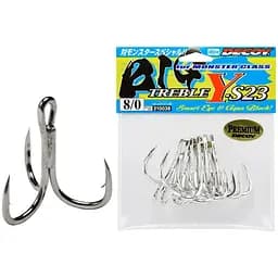 Крючок тройник Decoy Y-S23 Big #8/0, 6 шт. (1013-1562.05.52)
