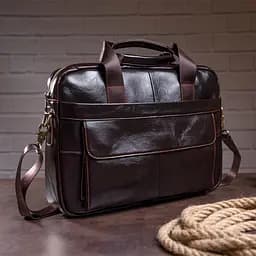 Чоловіча шкіряна сумка Vintage 39х28,5х6,5 см sum0014987 - мініатюра 4