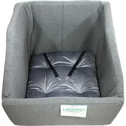 Автокрісло для собак Lucky Pet, 40х40 см, сіре - мініатюра 2