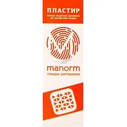 Медичний пластир Manorm на полімерній основі 10 шт