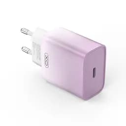Мережевий зарядний пристрій XO CE18 (EU) PD30W USB-C fast charging charger with Type-C cable Фіолетовий - мініатюра 2