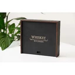 Золоті сталеві кубики для віскі Whiskey Stones у дерев'яній коробці - 12 кубиків для охолодження віскі - мініатюра 9
