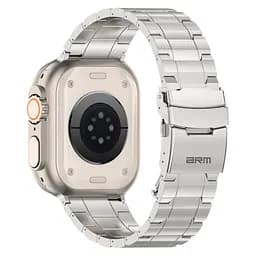 Ремінець ArmorStandart Metal для Apple Watch 49/46/45/44/42 (Series 1-3) Silver (ARM88950) - мініатюра 2