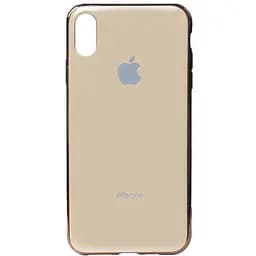 Чохол-накладка Toto Electroplate TPU Case Apple iPhone X/XS Gold