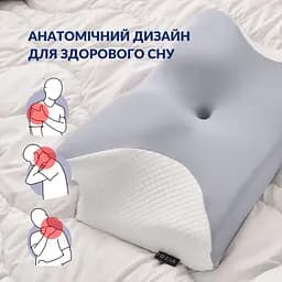 Подушка Ideia ортопедична ErgoSleep 61х34х12 см з ефектом пам'яті 8-35857 - мініатюра 7