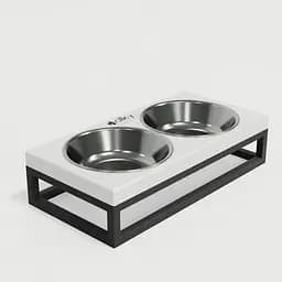Hollky Base XS — миски на підставці для маленьких собак та котів (2 × 0,25 л) - мініатюра 3