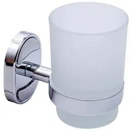 Склянка з тримачем для ванної кімнати Kroner KRM Elbe - ACG2906 білий