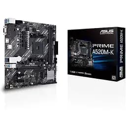 Материнська плата Asus Prime A520M-K Socket AM4 - мініатюра 2