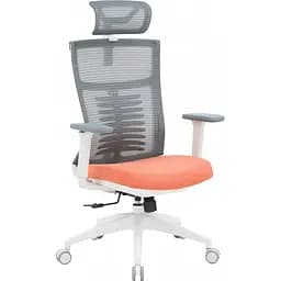 Офісне крісло OfficePro Balance OC550-W-DG-OR White/Dark Gray/Orange [148647] - мініатюра 2