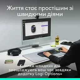 Миша бездротова Logitech Pop Mouse with Emoji Graphite (910-007412) - мініатюра 9