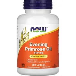 Масло вечерней примулы Now Foods Evening Primrose Oil 250 капсул