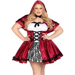 Костюм красной шапочки Leg Avenue Gothic Red Riding Hood 1X-2X