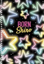 Зошит для записів Student А5, у клітинку, спіраль, 80 л., Зіркове життя (A5-SC-080-6093K)