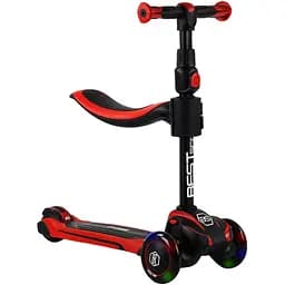 Самокат Best Scooter 60х18х34 см Красно-черный 000231426