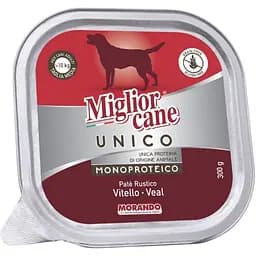 Вологий корм для собак Morando Migliorcane Unico телятина 300 г