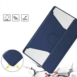 Чохол BeCover 360° Rotatable з бездротовою клавіатурою для Samsung Galaxy Tab S6 Lite -2024 10.4" P620/P625/P627 Deep Blue (712588) - мініатюра 4