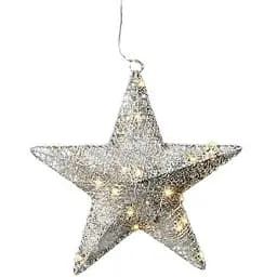 Звезда декоративная Luca Lighting 30 см 30 ламп серебряная (8718861683097)