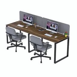 Подвійний письмовий стіл ND2-120х70 Loft Design (Горіх Модена)
