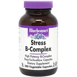 Витамины и минералы Bluebonnet Nutrition Stress B-Complex, 100 вегакапсул