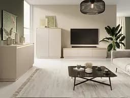 Тумба під ТВ Perfect Home Роял / Royal RTV180 3-дверна Бежевий (PFH-091293) - мініатюра 6
