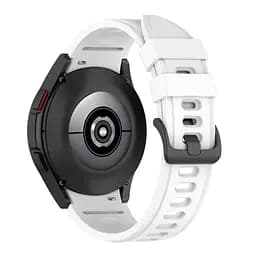 Ремінець для Samsung Galaxy Watch 4 40mm - білий ширина кріплення 20мм силікон Watchbands RiccoOne (W28-9WB39441171) - мініатюра 2