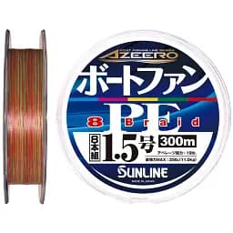 Шнур Sunline Azeero Boat Fan PE x8 200 м 1.2/0.185 мм 20 lb/9.0 кг
